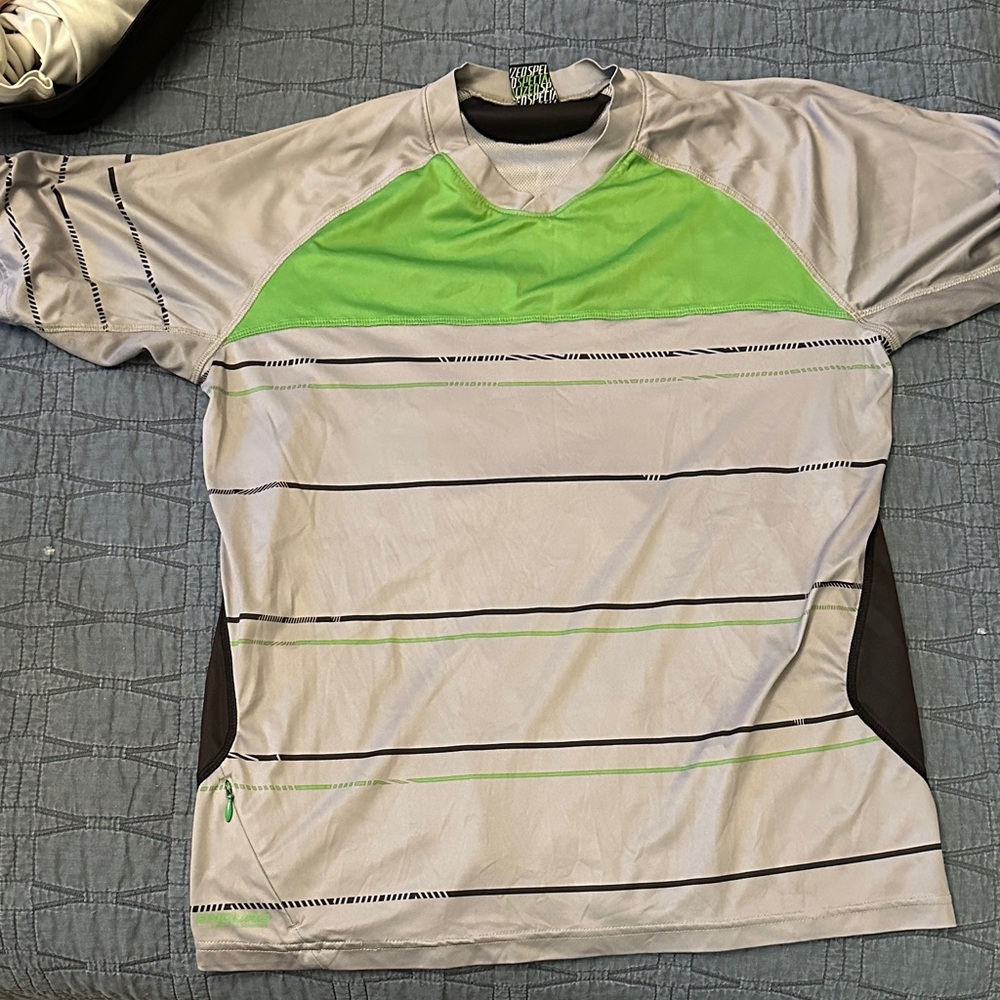 Specialized Gray and Green Men's Jersey